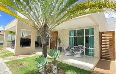 Imagem: A casa em condomínio possui 4 Dormitórios, 4 Banheiros, 3