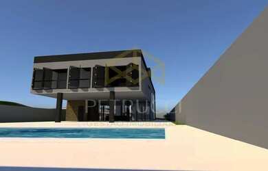 Imagem: A casa em condomínio possui 4 Dormitórios, 5 Banheiros, 5