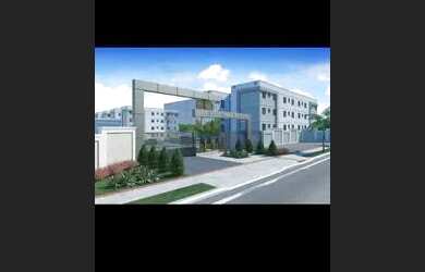 Imagem: O apartamento possui 2 Dormitórios, 1 Banheiro, 1 Vaga na garagem