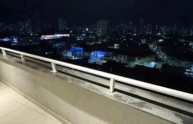 Imagem: O apartamento possui 1 Dormitório, 1 Banheiro, 1 Vaga na garagem