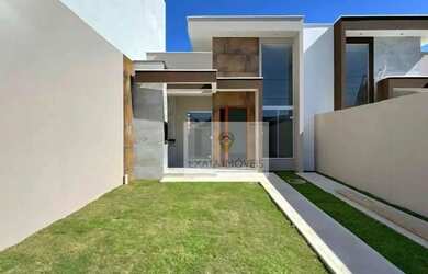 Imagem: A casa possui 3 Dormitórios, 2 Banheiros, 2 Vagas na garagem