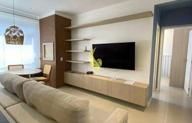 Imagem: O apartamento possui 1 Dormitório, 1 Banheiro, 1 Vaga na garagem