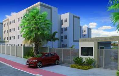 Imagem: O apartamento possui 2 Dormitórios, 1 Banheiro, 1 Vaga na garagem