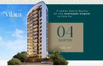 Imagem: O apartamento possui 4 Dormitórios, 5 Banheiros e 130m² de