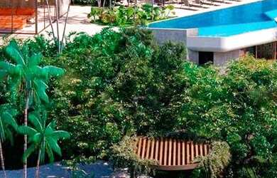 Imagem: A casa em condomínio possui 4 Dormitórios, 4 Banheiros, 2