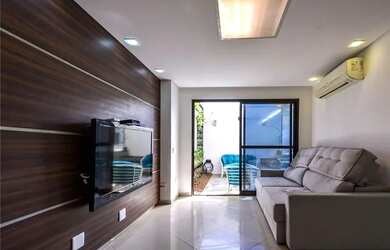 Imagem: O apartamento na cobertura possui 3 Dormitórios, 2 Banheiros