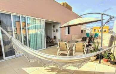 Imagem: O apartamento na cobertura possui 3 Dormitórios, 2 Banheiros