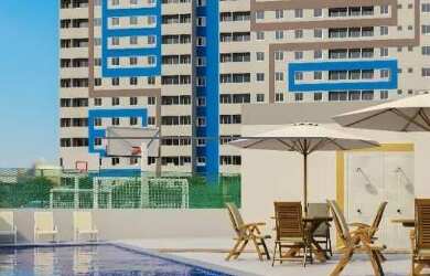 Imagem: O apartamento possui 2 Dormitórios, 1 Banheiro, 1 Vaga na garagem