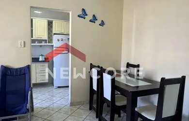 Imagem: O apartamento possui 1 Dormitório, 1 Banheiro, 1 Vaga na garagem