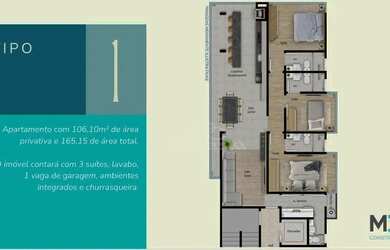 Imagem 8: Apartamento com 3 dormitórios à venda, 119 m² por R$ 804.000 - Centro...