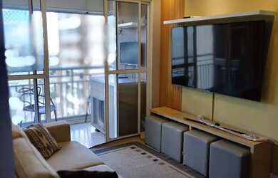 Imagem: O apartamento possui 2 Dormitórios, 2 Banheiros, 2 Vagas na