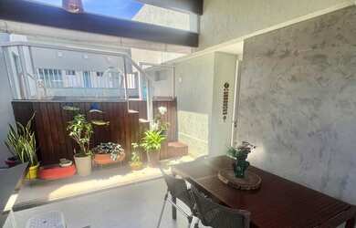 Imagem: O apartamento na cobertura possui 4 Dormitórios, 3 Banheiros