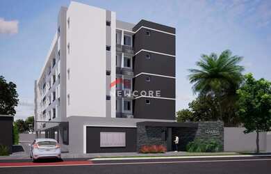 Imagem: O apartamento possui 2 Dormitórios, 1 Banheiro, 1 Vaga na garagem