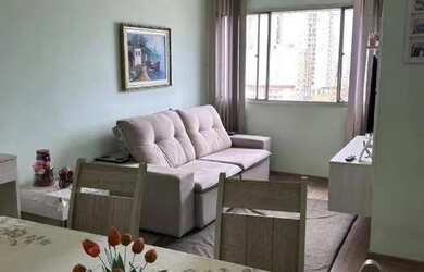 Imagem: O apartamento possui 2 Dormitórios, 1 Banheiro, 1 Vaga na garagem