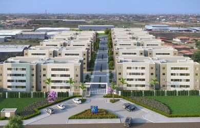 Imagem: O apartamento possui 2 Dormitórios, 1 Banheiro, 1 Vaga na garagem