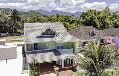 Imagem: A casa em condomínio possui 5 Dormitórios, 5 Banheiros, 4