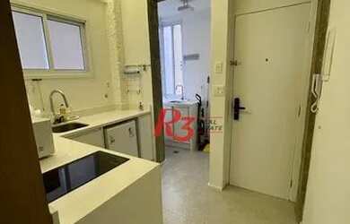 Imagem: A kitnet possui 1 Dormitório, 1 Banheiro, 1 Vaga na garagem