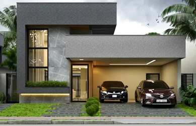 Imagem: A casa em condomínio possui 3 Dormitórios, 4 Banheiros, 4