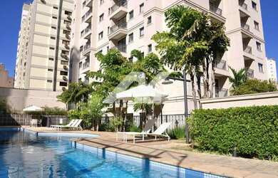 Imagem: O apartamento possui 1 Dormitório, 1 Banheiro, 1 Vaga na garagem