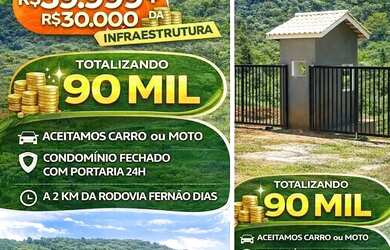 Imagem: O terreno possui 500m² de Área e está localizado em Centro