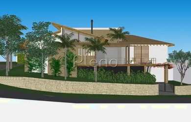 Imagem: A casa em condomínio possui 5 Dormitórios, 5 Banheiros, 5