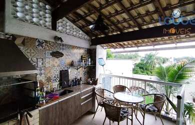 Imagem: A casa em condomínio possui 5 Dormitórios, 3 Banheiros, 2