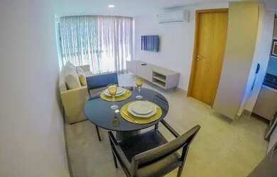 Imagem 3: APTO FLATS PARA LOCAÇAO MOBILIADO 1 QTO SALA COZINHA AMERICANA E BANHEIRO...