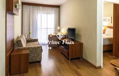 Imagem: O studio possui 1 Dormitório, 1 Banheiro, 1 Vaga na garagem