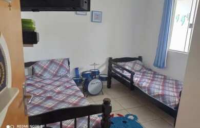 Imagem: A casa em condomínio possui 2 Dormitórios, 1 Banheiro, 3 Vagas