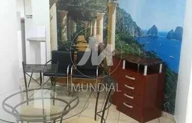 Imagem: O apartamento possui 1 Dormitório, 1 Banheiro, 1 Vaga na garagem