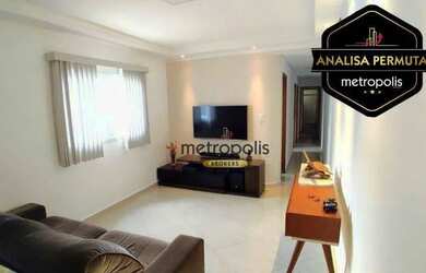 Imagem: O apartamento na cobertura possui 3 Dormitórios, 2 Banheiros