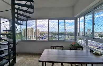 Imagem: O apartamento na cobertura possui 3 Dormitórios, 3 Banheiros