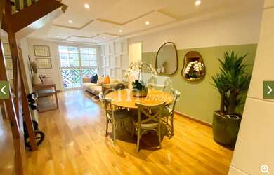 Imagem: O apartamento na cobertura possui 4 Dormitórios, 5 Banheiros