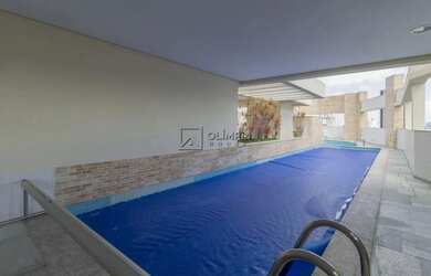 Imagem: O apartamento possui 1 Dormitório, 1 Banheiro, 1 Vaga na garagem