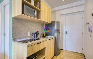 Imagem 12: Studio Mobiliado com Varanda em Moema