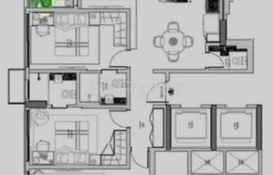 Imagem: O apartamento possui 3 Dormitórios, 4 Banheiros, 2 Vagas na