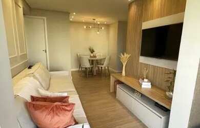 Imagem: O apartamento possui 2 Dormitórios, 1 Banheiro, 1 Vaga na garagem