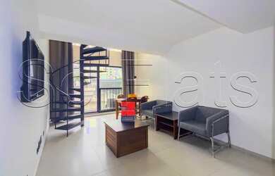 Imagem 2: Flat estilo Duplex disponível para locação muito bem localizado ficando próximo da Av. Pau