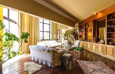 Imagem: O apartamento na cobertura possui 5 Dormitórios, 5 Banheiros