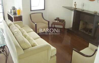 Imagem: O apartamento na cobertura possui 4 Dormitórios, 4 Banheiros