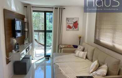 Imagem: O apartamento possui 1 Dormitório, 1 Banheiro, 1 Vaga na garagem