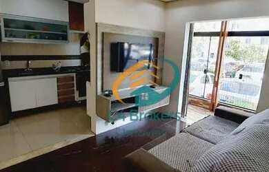 Imagem: O apartamento possui 2 Dormitórios, 1 Banheiro, 1 Vaga na garagem