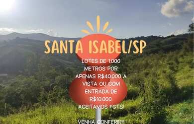 Imagem 1: Terreno para venda possui 1000 metros quadrados em Santa Isabel/SP