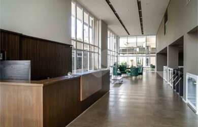 Imagem: O apartamento possui 1 Dormitório, 1 Banheiro, 1 Vaga na garagem