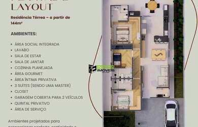 Imagem 14: Palladium Casas Térreas - 03 Suítes 144 m² - Vila Giglio