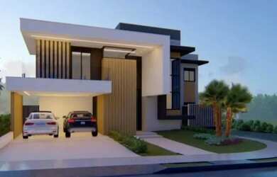 Imagem: A casa em condomínio possui 3 Dormitórios, 4 Banheiros, 2