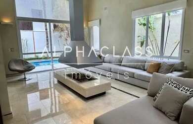 Imagem: A casa em condomínio possui 4 Dormitórios, 5 Banheiros, 2