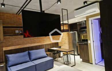 Imagem: O apartamento possui 1 Dormitório, 1 Banheiro, 27m² de Área