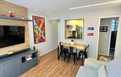 Imagem: O apartamento possui 2 Dormitórios, 1 Banheiro, 60-0m² de