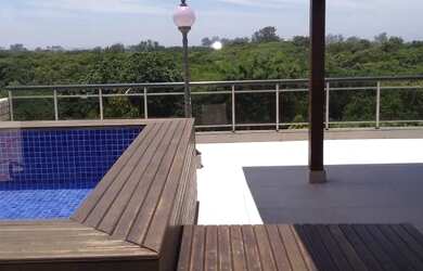 Imagem: O apartamento na cobertura possui 4 Dormitórios, 4 Banheiros